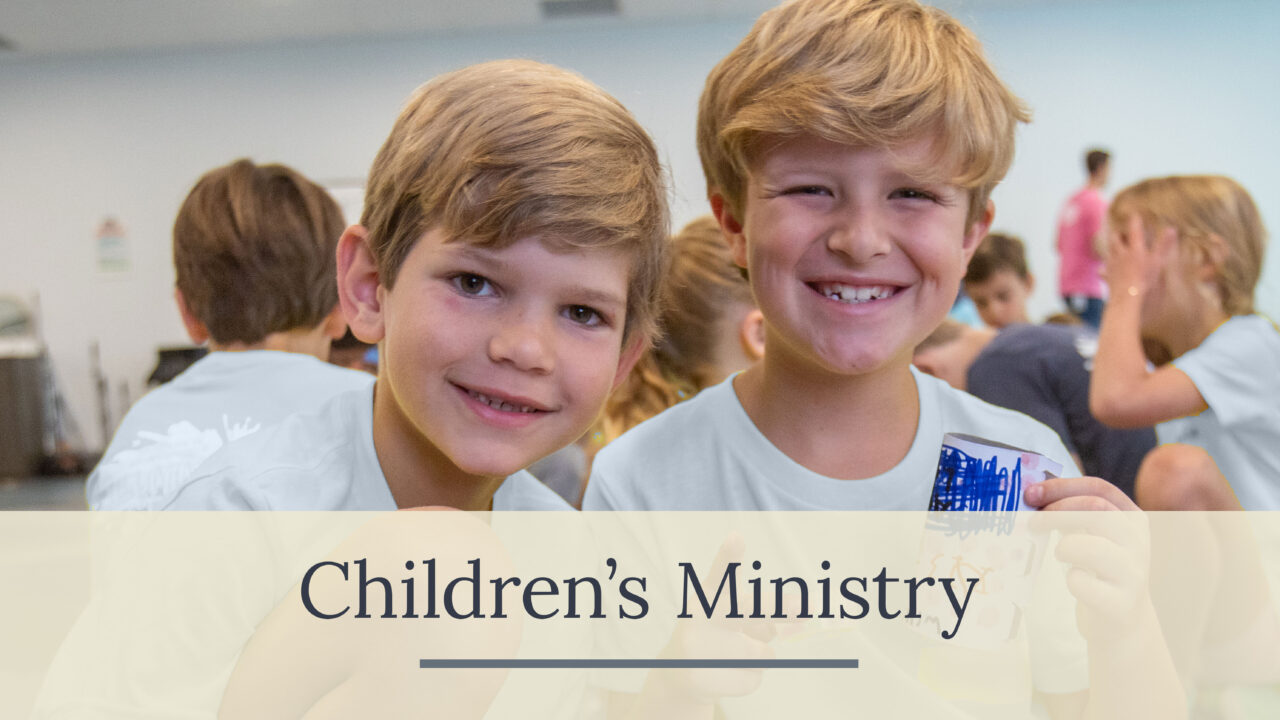 Children’s Ministry:  Sunday Morning Greeter